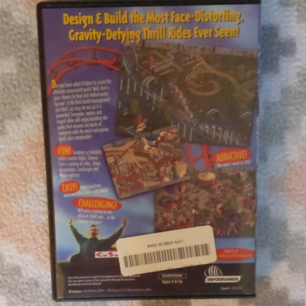 Roller Coaster Tycoon Computer Game - Picture 3 of 4